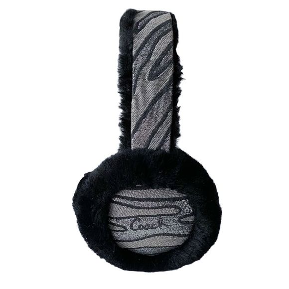 Coach Accessories Coach Madison Signature Shearling Earmuffs